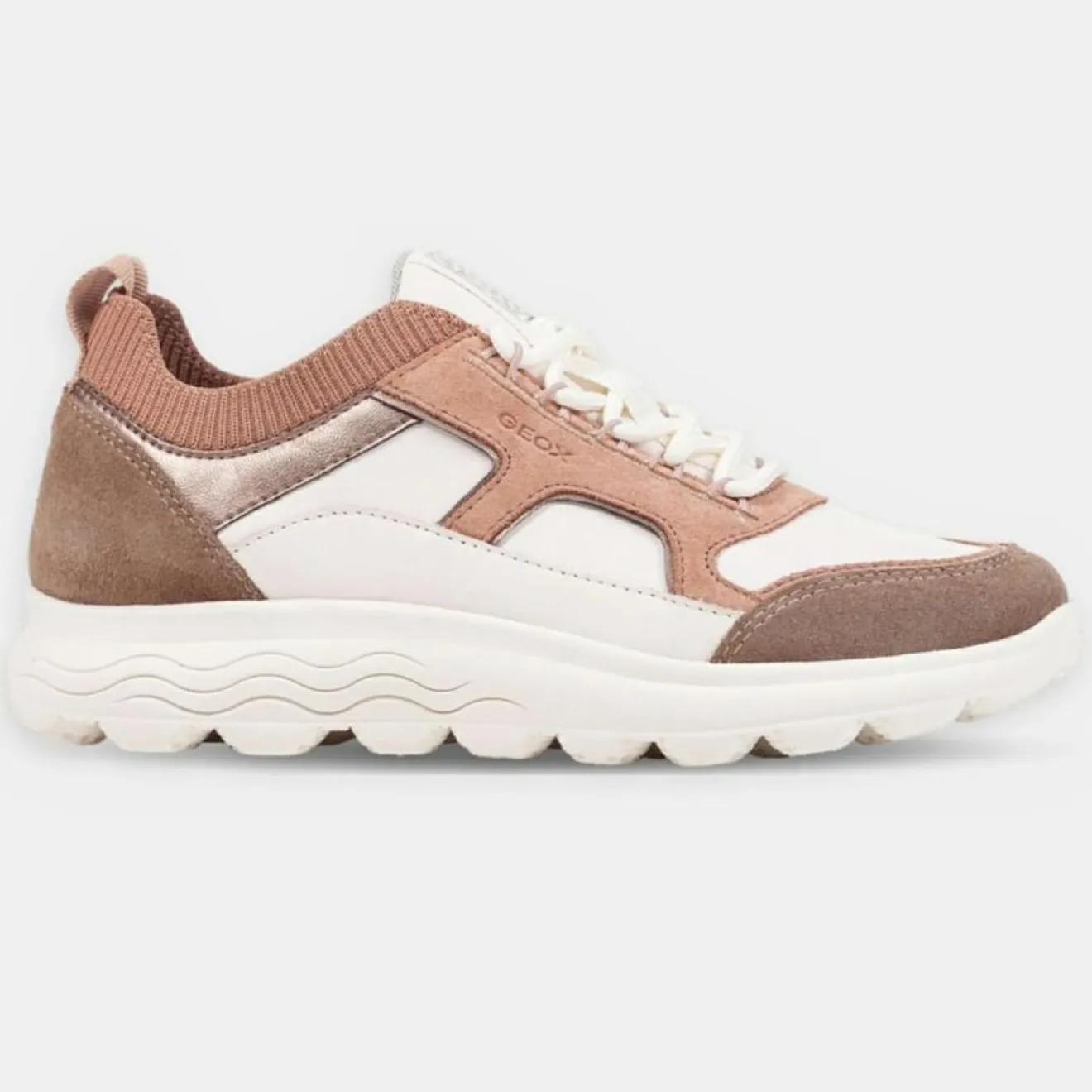 Sale Geox Baskets en Cuir Spherica multicolores