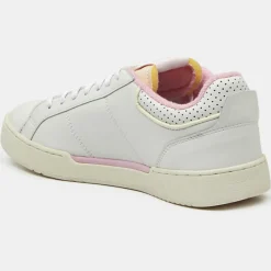 Femme Le Coq Sportif Baskets en Cuir Stadium blanc/rose