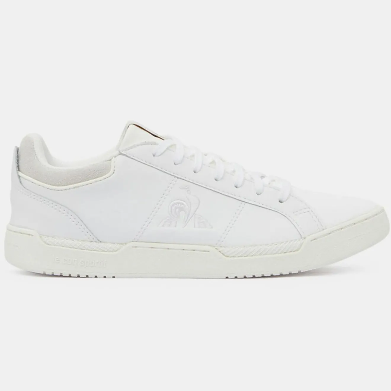 Femme Le Coq Sportif Baskets en Cuir Stadium blanches