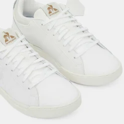 Femme Le Coq Sportif Baskets en Cuir Stadium blanches