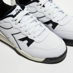 Homme Diadora Baskets en Cuir Winner blanc/gris