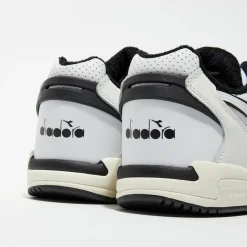 Homme Diadora Baskets en Cuir Winner blanc/gris