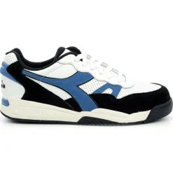 Online Diadora Baskets en Cuir Winner Sl noir/bleu/blanc