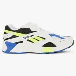 Homme Reebok Baskets en mesh Aztrek blanc/noir/jaune