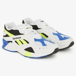Homme Reebok Baskets en mesh Aztrek blanc/noir/jaune