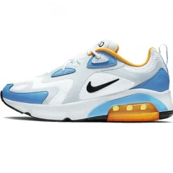 Hot Nike Baskets en Tissu & Cuir Air Max 200 blanc/bleu/orange