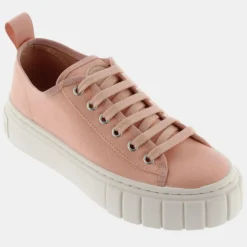 Femme Victoria Baskets en Toile à semelle plateforme roses