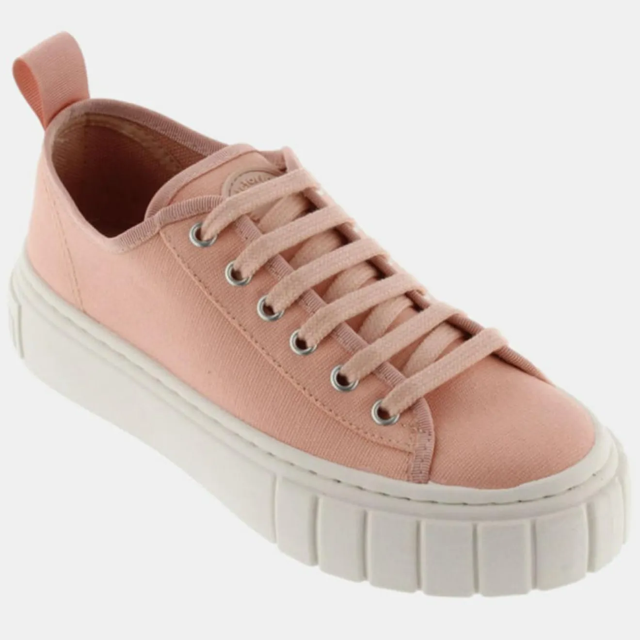 Femme Victoria Baskets en Toile à semelle plateforme roses