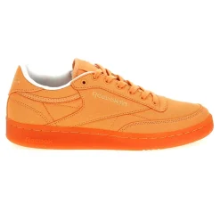 Femme Reebok Baskets en Toile Club C 85 Canvas orange