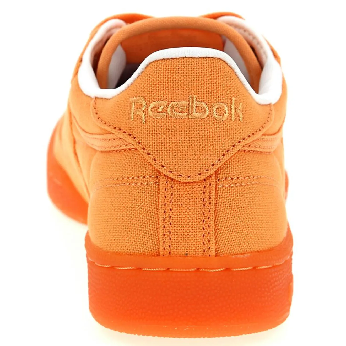 Femme Reebok Baskets en Toile Club C 85 Canvas orange