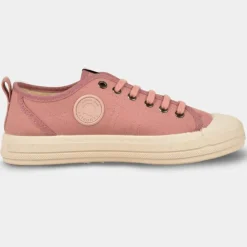 Discount Pataugas Baskets en Toile de Coton recyclé Etche roses