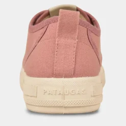 Discount Pataugas Baskets en Toile de Coton recyclé Etche roses