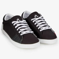 Femme Le Coq Sportif Baskets en Toile Flag noires