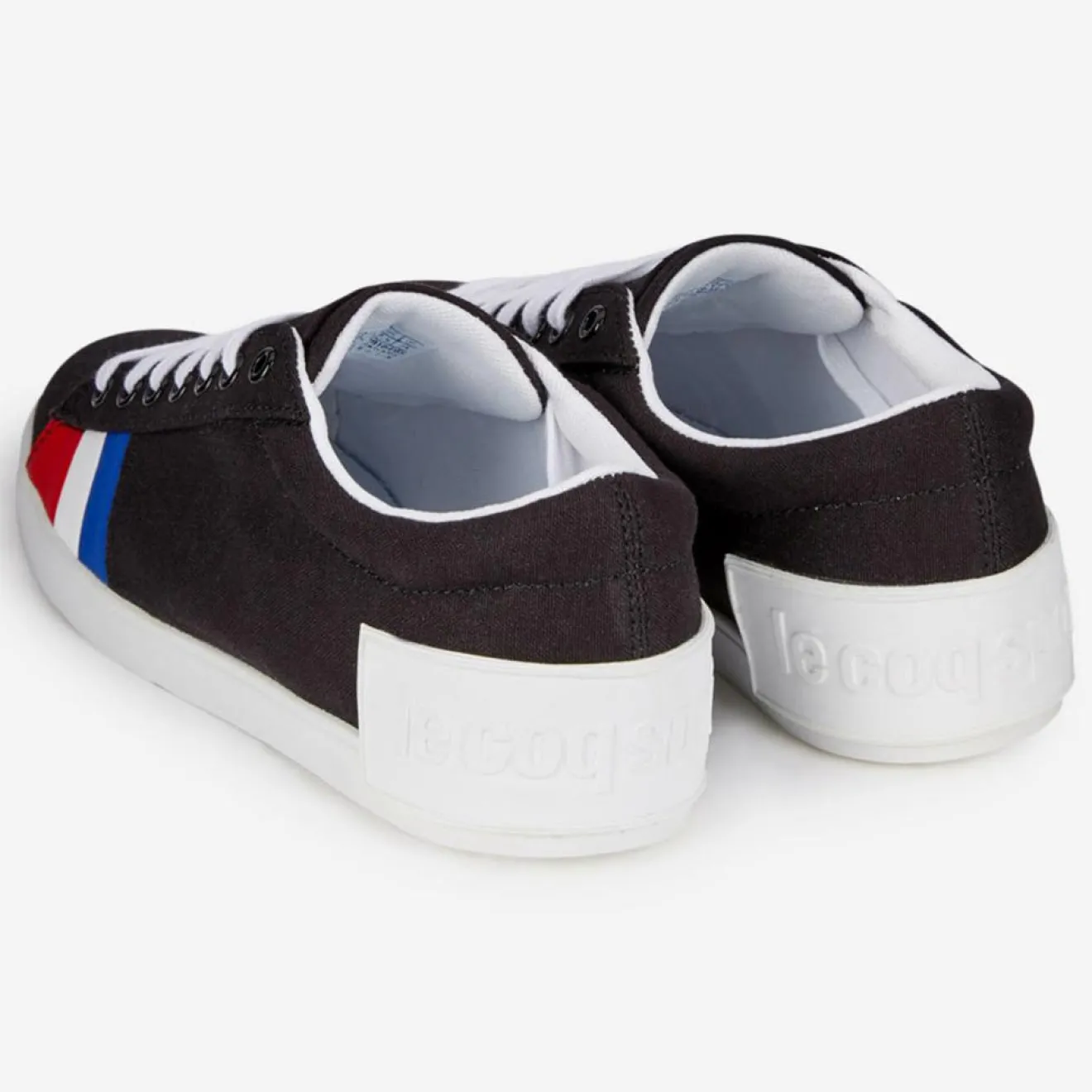 Femme Le Coq Sportif Baskets en Toile Flag noires