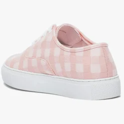 Hot Bocage Baskets en Toile Nikolaus vichy rose corail