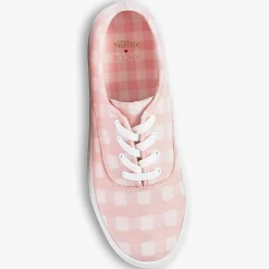 Hot Bocage Baskets en Toile Nikolaus vichy rose corail