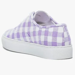 Femme Bocage Baskets en Toile Nikolaus vichy lilas