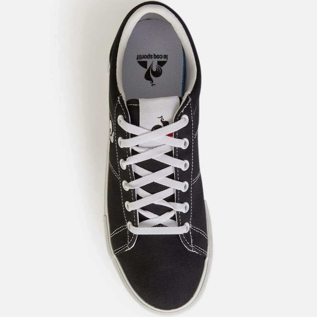 Online Le Coq Sportif Baskets en Toile Verdon Plus noires