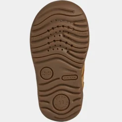 Best Geox Baskets en Velours de Cuir Macchia camel