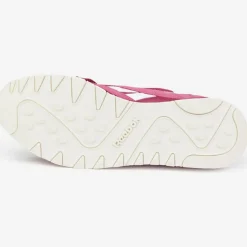 Femme Reebok Baskets en Velours de Cuir & Mesh Cl Nylon Cn4018 rose foncé