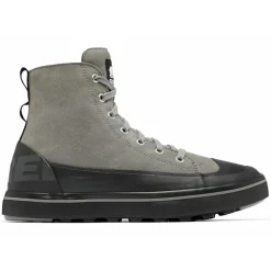 Discount Sorel Baskets en Velours de Cuir Cheyanne Metro Ii Sneak Wp grises