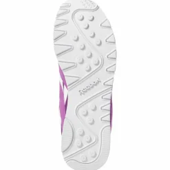 Femme Reebok Baskets en Velours de Cuir et Mesh Classic Nylon violettes