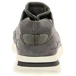 Femme Le Coq Sportif Baskets en Velours de Cuir Lcsr Flow grises