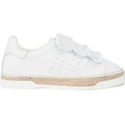 Femme Canal Saint Martin Baskets espadrilles en Cuir Wonder blanches