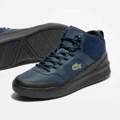 Homme Lacoste Baskets Explorateur Spt Mid 417 2 Q4 bleu marine/noir