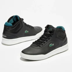 Homme Lacoste Baskets Explorateur Spt Mid 317 5 noir/vert foncé