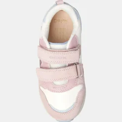 Enfant Geox Baskets Fastics blanc/rose