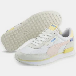 Femme Puma Baskets Future Rider blanc/gris