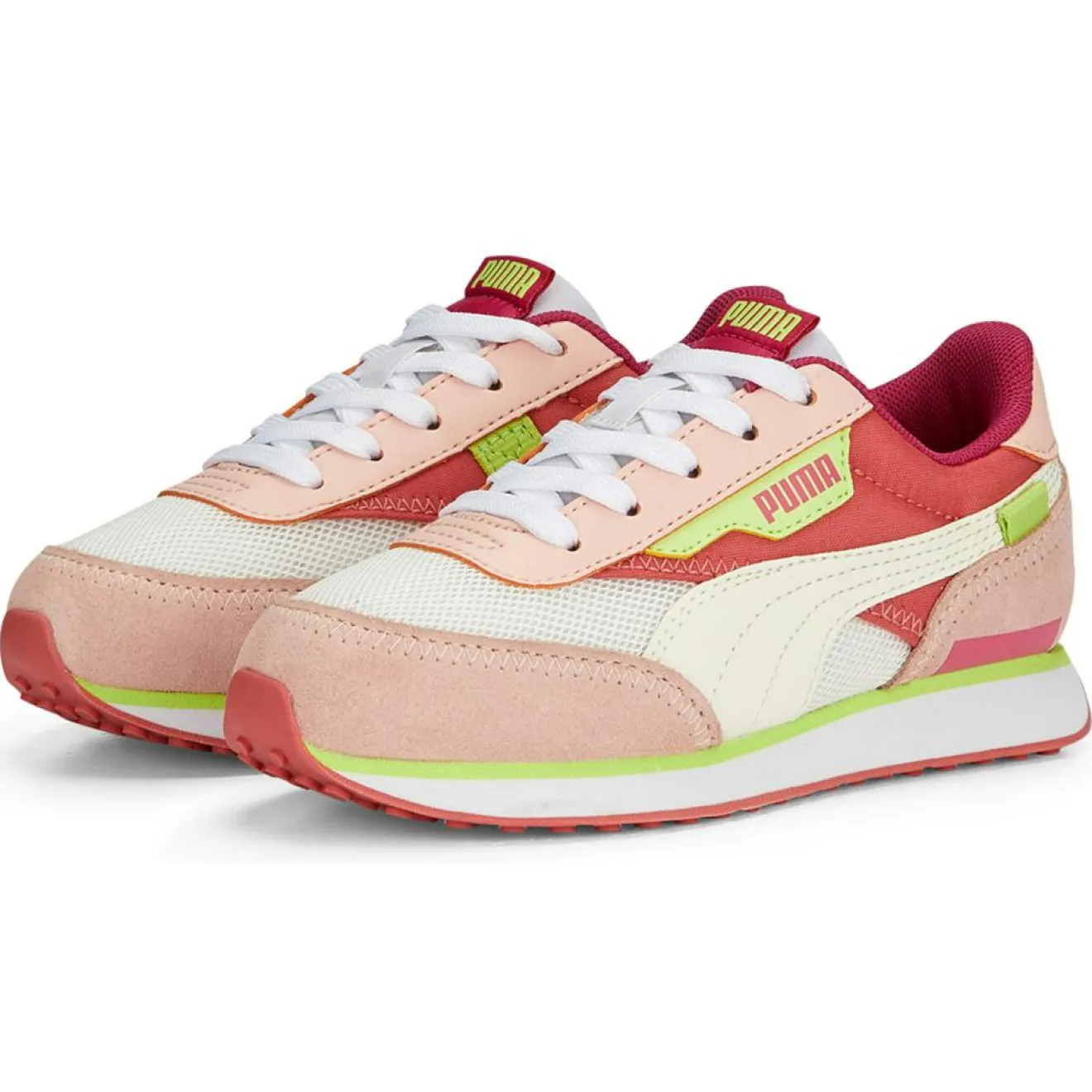 Enfant Puma Baskets Future Rider Splash rose/multicolore