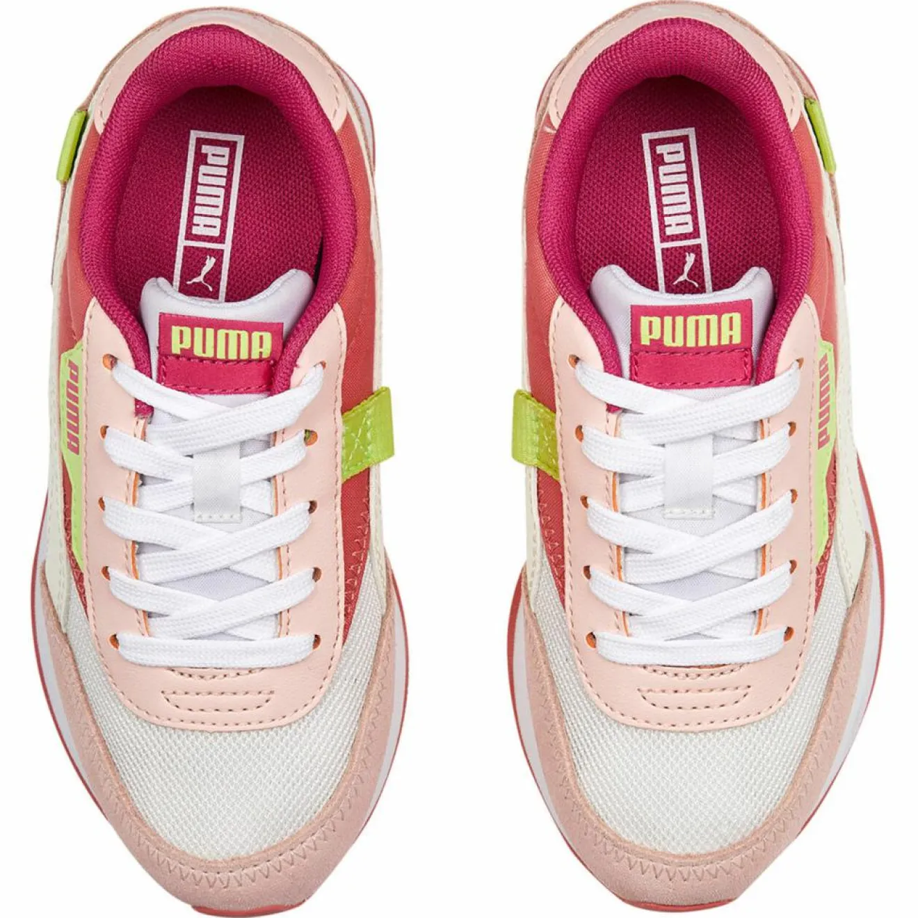 Enfant Puma Baskets Future Rider Splash rose/multicolore