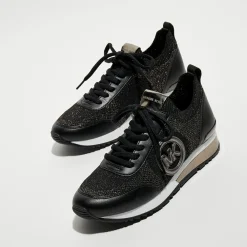 Clearance Michael Kors Chaussures Baskets Jenkins noir/gris