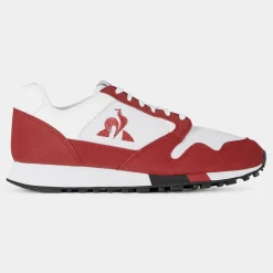 Femme Le Coq Sportif Baskets Manta Retro rouge/blanc