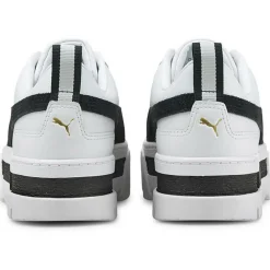 Femme Puma Baskets Mayze Leather blanc/noir