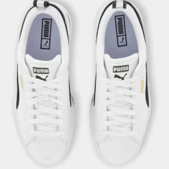 Femme Puma Baskets Mayze Leather blanc/noir