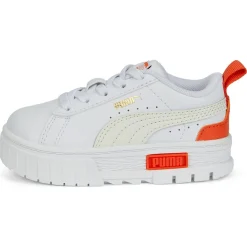 Sale Puma Baskets Mayze Lth AC blanc/orange