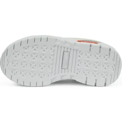 Enfant Puma Baskets Mayze Lth blanc/orange