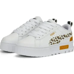 Online Puma Baskets Mayze Wild blanc/orange