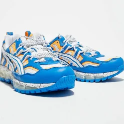 Femme Asics Baskets Nandi blanc/bleu