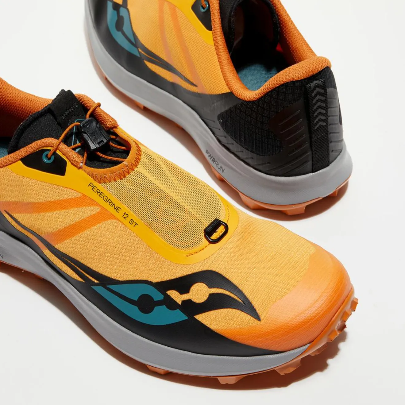 Homme Saucony Baskets Peregrine 12 ST jaunes