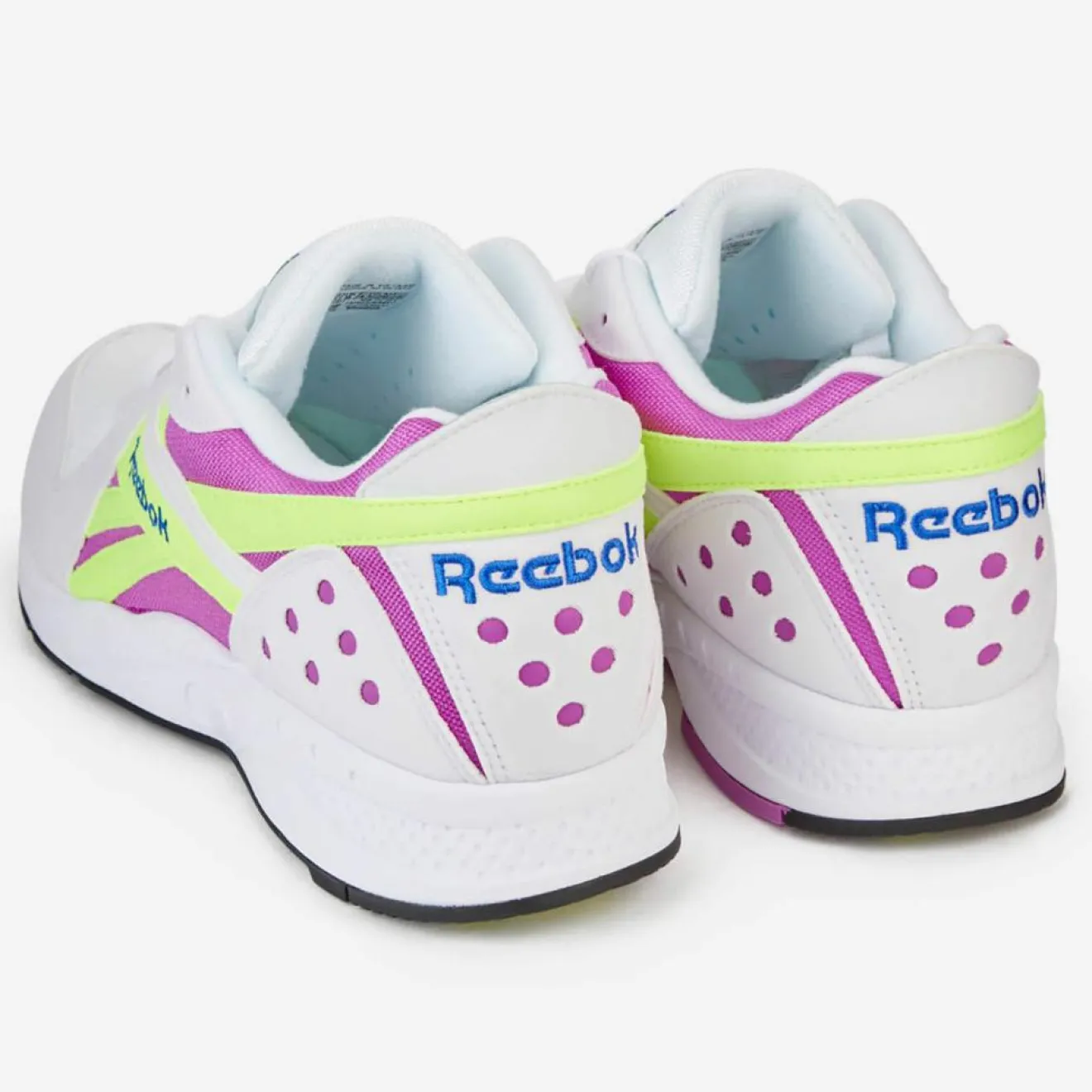 Femme Reebok Baskets Pyro blanc/violet/jaune