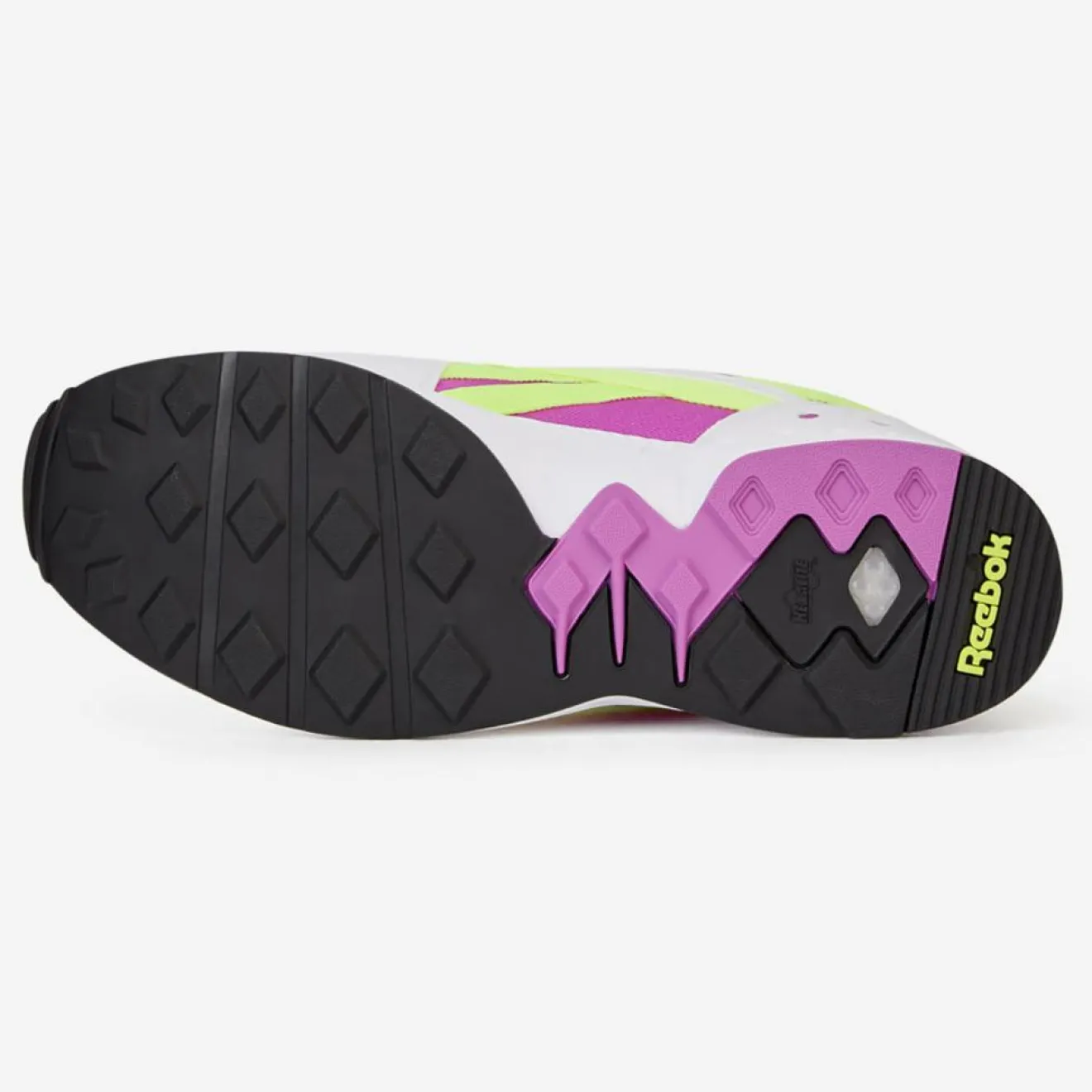 Femme Reebok Baskets Pyro blanc/violet/jaune