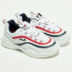 Outlet Fila Baskets Ray Low blanc/marine/rouge