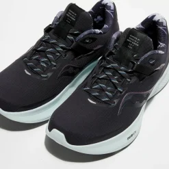 Femme Saucony Baskets Ride 15 Runshield noir/bleu