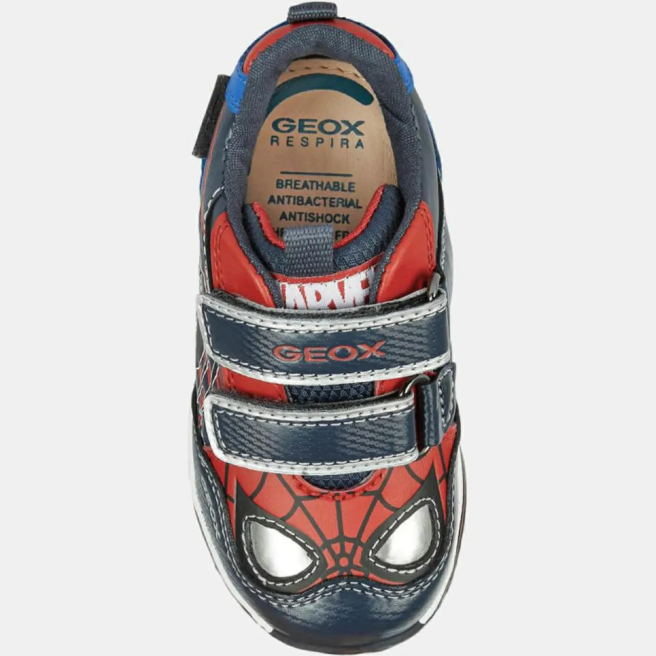 New Geox Baskets Todo Spider-Man x Marvel bleu/noir