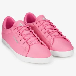 Femme Le Coq Sportif Baskets Toile Agate roses