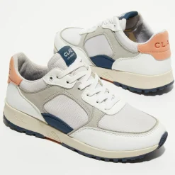 Online Clae Baskets vegan Joshua blanc/orange/gris